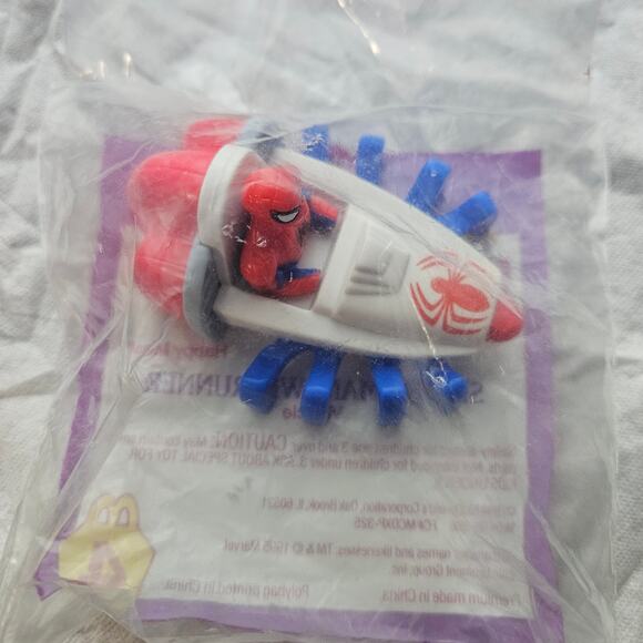 1994 McDonalds Spider Man Webrunner Vehicle 4 New in Package - Picture 2 of 2